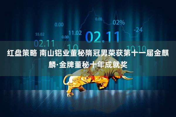 红盘策略 南山铝业董秘隋冠男荣获第十一届金麒麟·金牌董秘十年成就奖