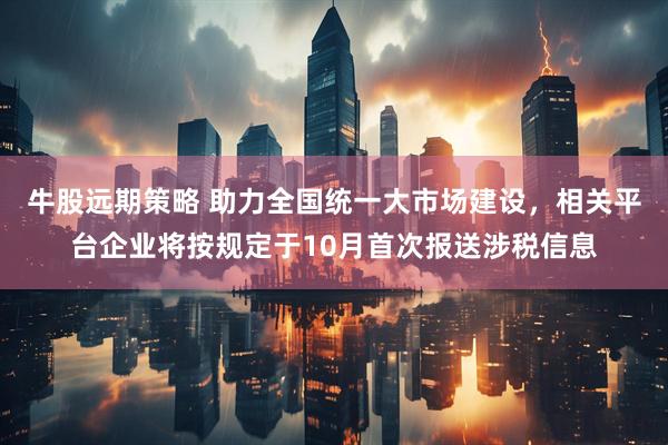 牛股远期策略 助力全国统一大市场建设，相关平台企业将按规定于10月首次报送涉税信息